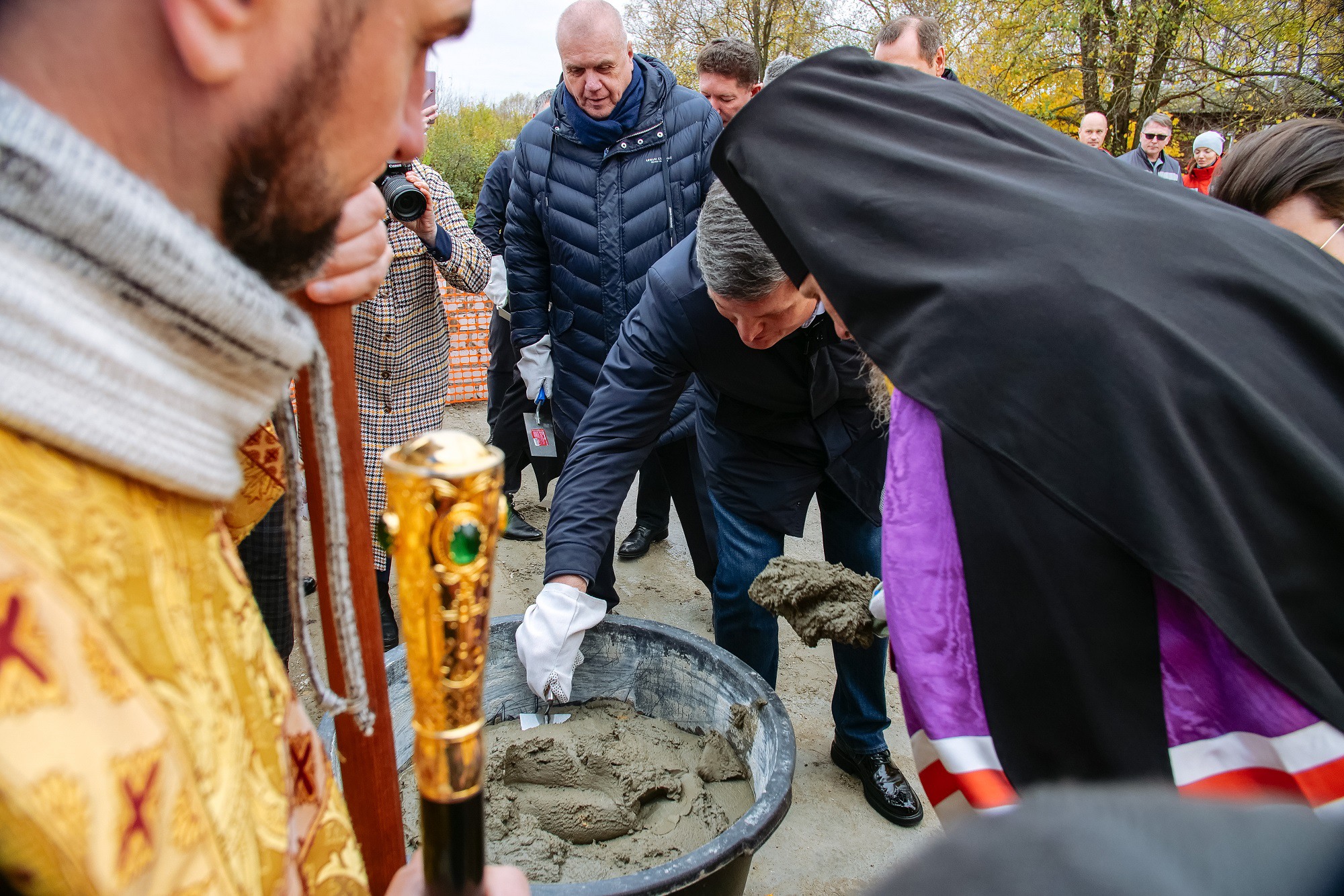 Фундамент православного детского сада заложили в Выксе